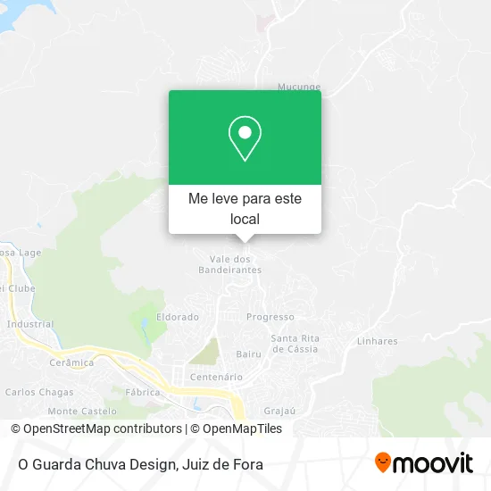 O Guarda Chuva Design mapa