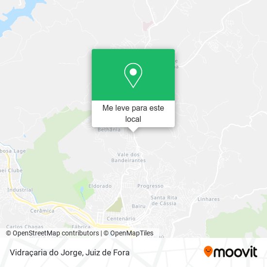Vidraçaria do Jorge mapa