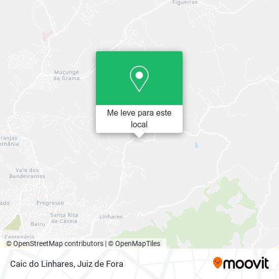 Caic do Linhares mapa