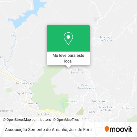 Associação Semente do Amanha mapa