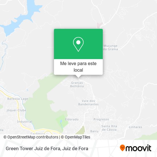 Green Tower Juiz de Fora mapa