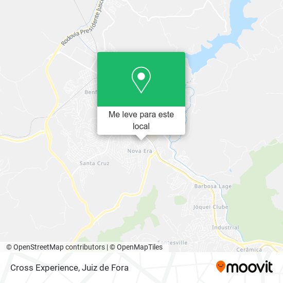 Cross Experience mapa