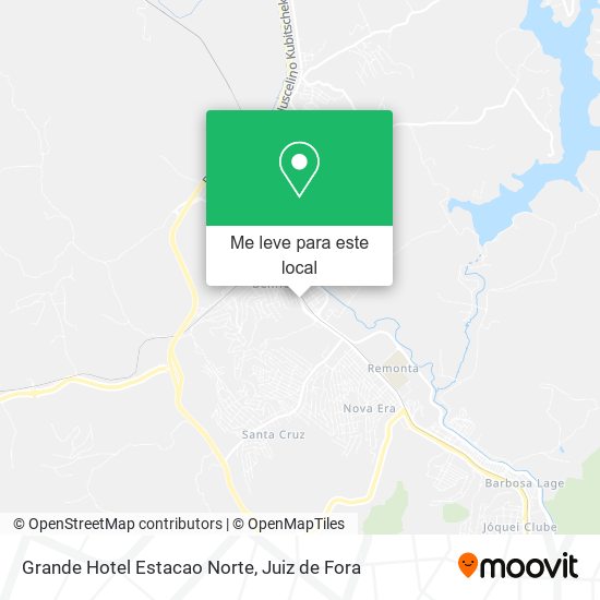 Grande Hotel Estacao Norte mapa
