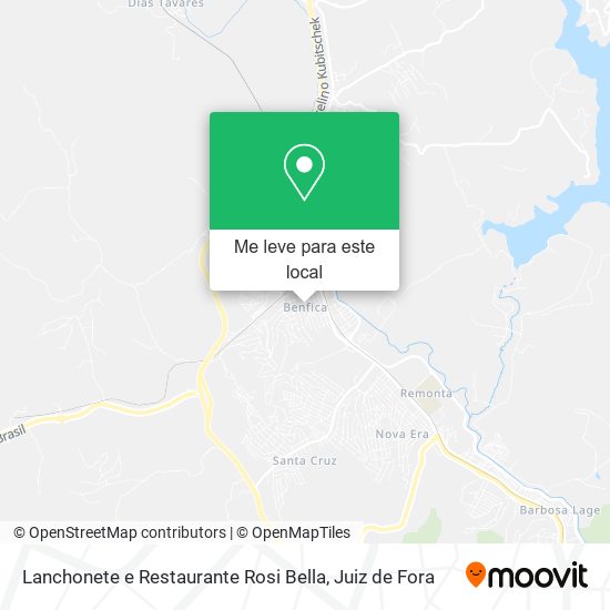 Lanchonete e Restaurante Rosi Bella mapa