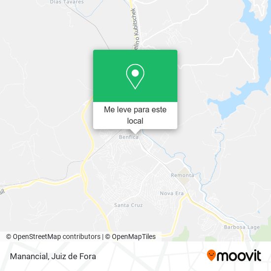 Manancial mapa