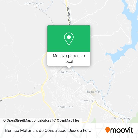Benfica Materiais de Construcao mapa