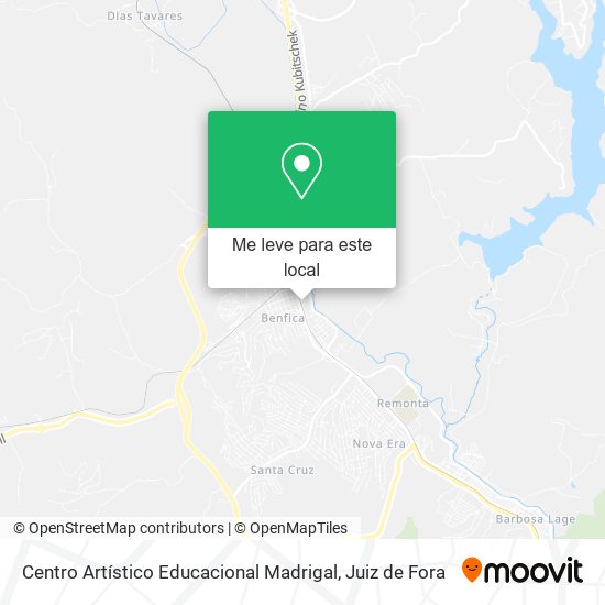 Centro Artístico Educacional Madrigal mapa
