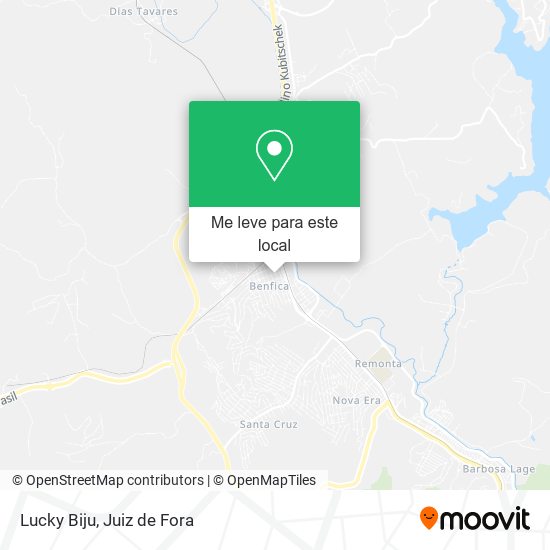 Lucky Biju mapa