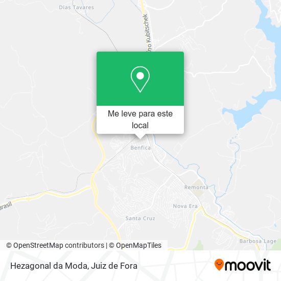 Hezagonal da Moda mapa