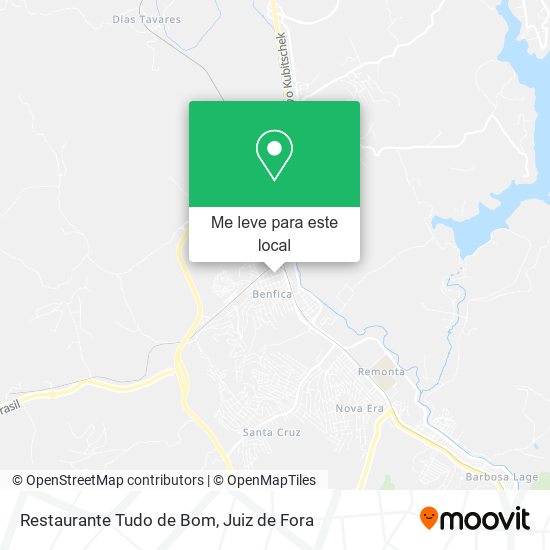 Restaurante Tudo de Bom mapa