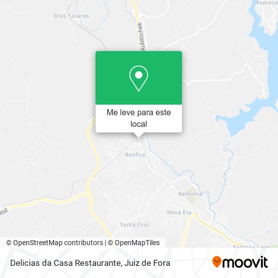 Delicias da Casa Restaurante mapa