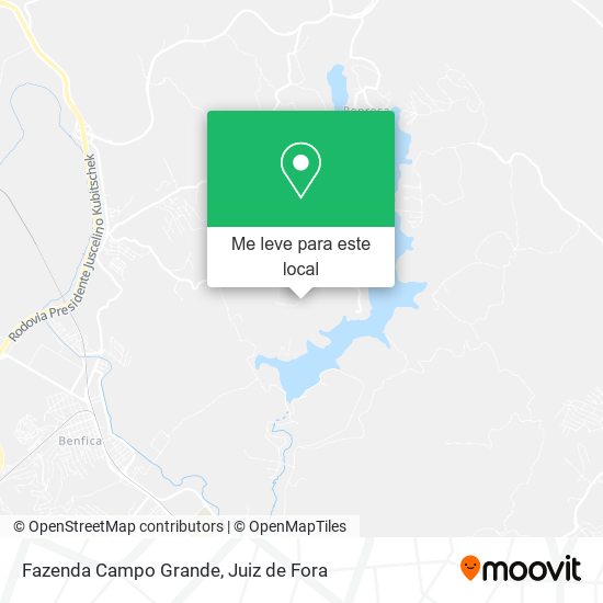 Fazenda Campo Grande mapa