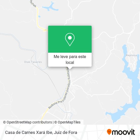 Casa de Carnes Xará Ibe mapa