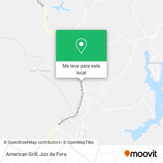 American Grill mapa