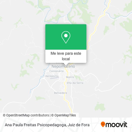 Ana Paula Freitas Psicopedagoga mapa