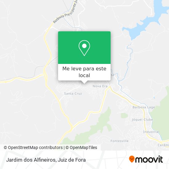 Jardim dos Alfineiros mapa