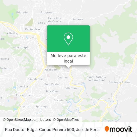 Rua Doutor Edgar Carlos Pereira 600 mapa