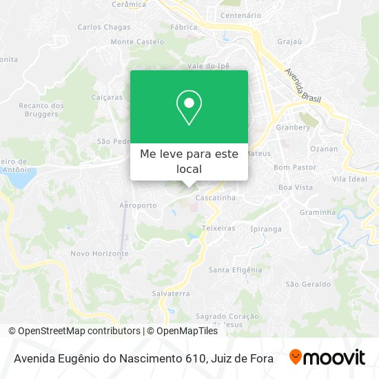 Avenida Eugênio do Nascimento 610 mapa