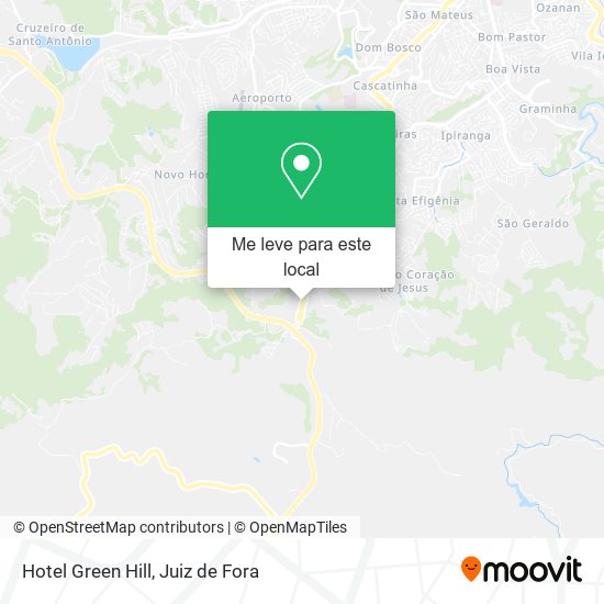 Hotel Green Hill mapa