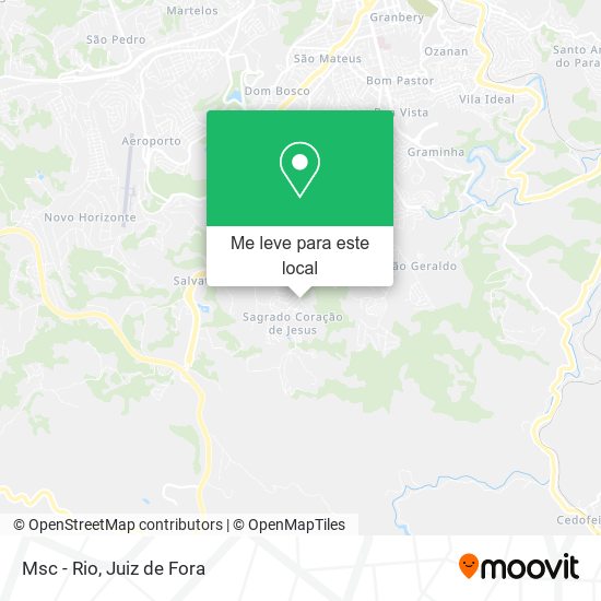 Msc - Rio mapa