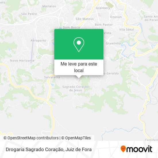 Drogaria Sagrado Coração mapa