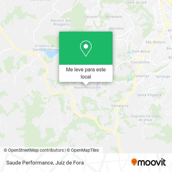 Saude Performance mapa
