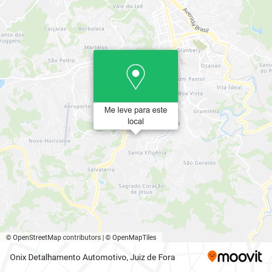Onix Detalhamento Automotivo mapa