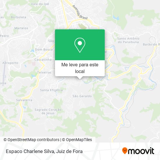 Espaco Charlene Silva mapa