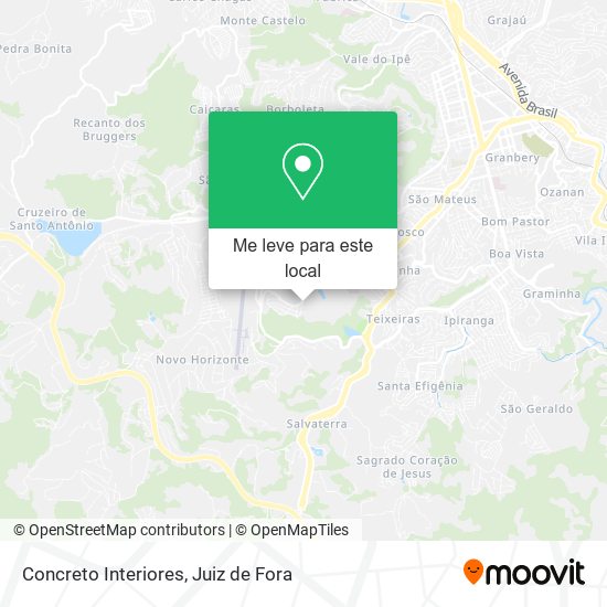 Concreto Interiores mapa