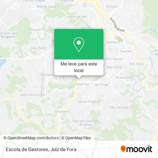 Escola de Gestores mapa