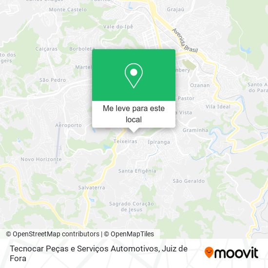 Tecnocar Peças e Serviços Automotivos mapa