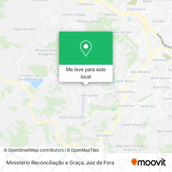 Ministério Reconciliação e Graça mapa