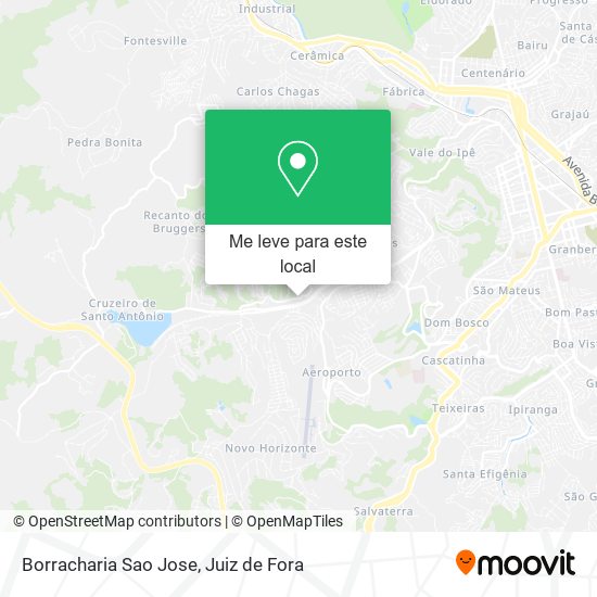 Borracharia Sao Jose mapa