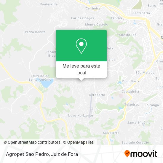 Agropet Sao Pedro mapa
