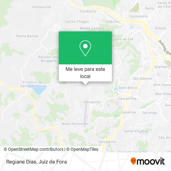Regiane Dias mapa