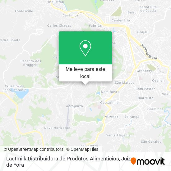 Lactmilk Distribuidora de Produtos Alimenticios mapa