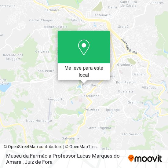 Museu da Farmácia Professor Lucas Marques do Amaral mapa