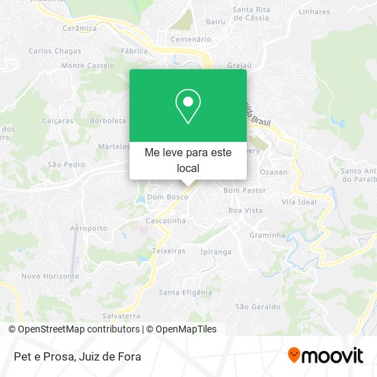 Pet e Prosa mapa