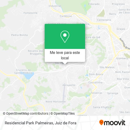 Residencial Park Palmeiras mapa