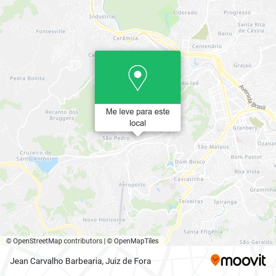Jean Carvalho Barbearia mapa