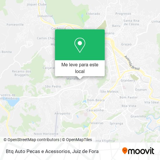 Btq Auto Pecas e Acessorios mapa