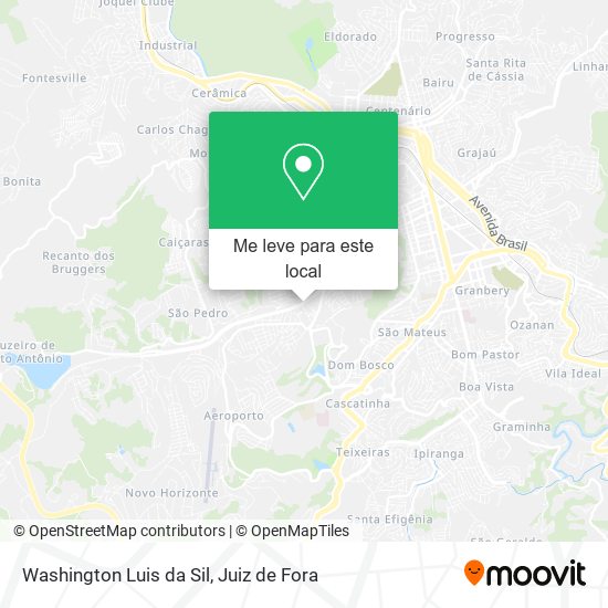 Washington Luis da Sil mapa