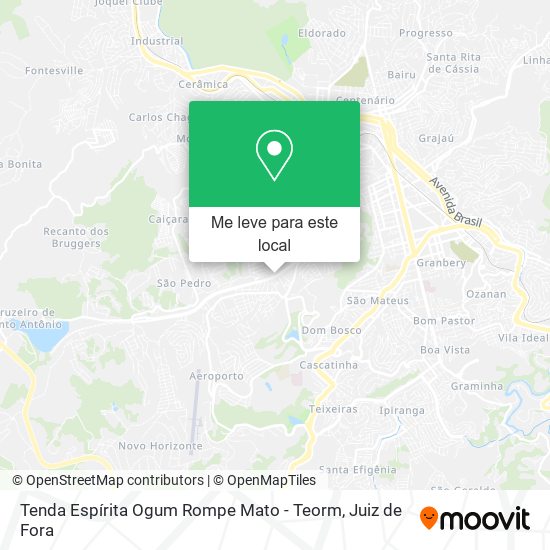 Tenda Espírita Ogum Rompe Mato - Teorm mapa