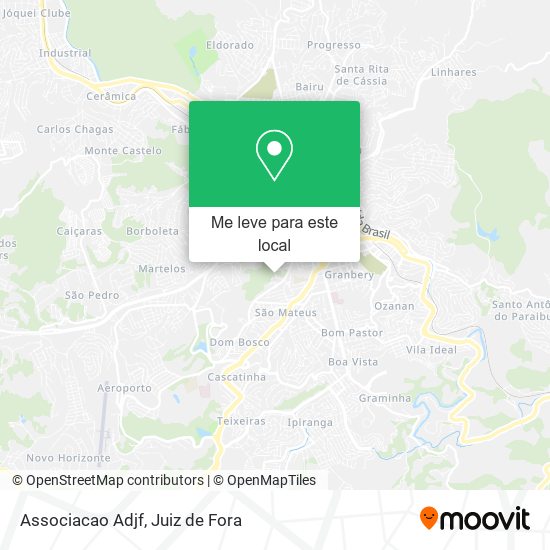 Associacao Adjf mapa