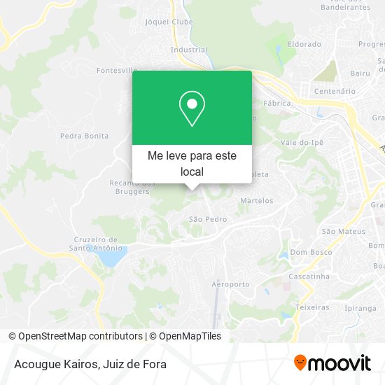 Acougue Kairos mapa