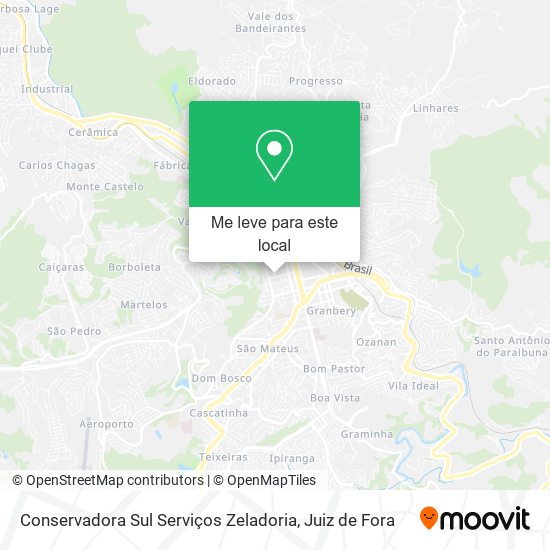 Conservadora Sul Serviços Zeladoria mapa