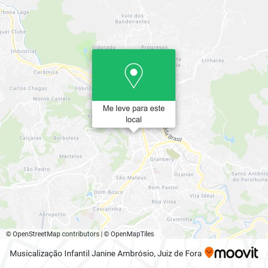 Musicalização Infantil Janine Ambrósio mapa