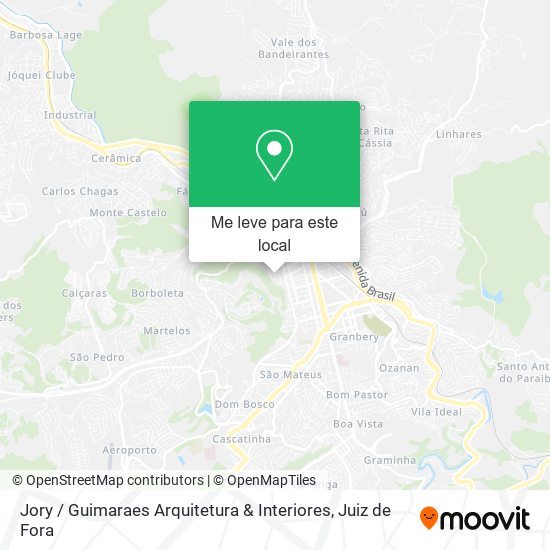 Jory / Guimaraes Arquitetura & Interiores mapa