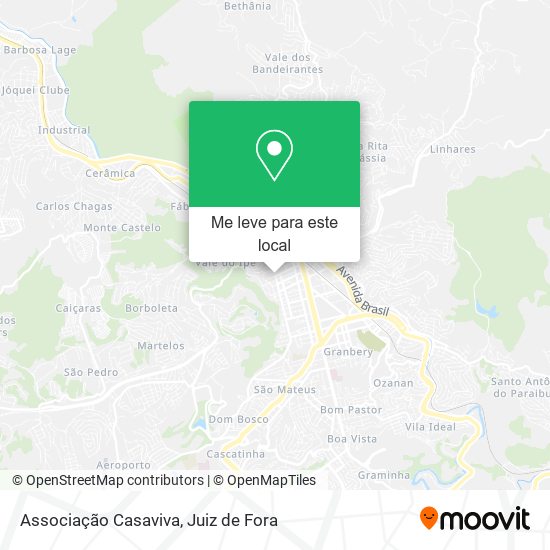 Associação Casaviva mapa