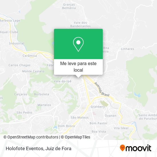 Holofote Eventos mapa